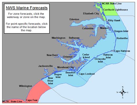 NC Marine Warnings and Forecast for Sunday, October 8, 2023. 