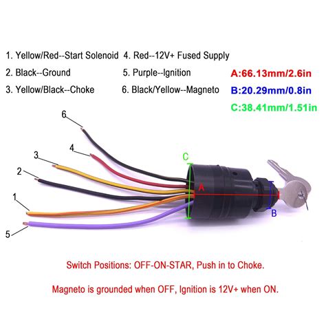 Marine ignition switch wiring diagram. Jun 23, 2016. #1. So, I went to autozon and picked up a marine kill switch for my big twin 69'. It does have the big red plug, electric start ignition. It's a four way terminal kill switch, with two of the points with the letter c next to each other, and two with the letter m next to them. The name of it is a valmar universal kill switch. 