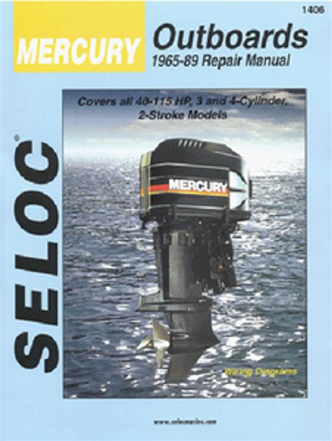 Mariner outboards 1 2 cylinders 1977 1989 seloc marine tune up and repair manuals. - Memorex lock manual en espaa ol.