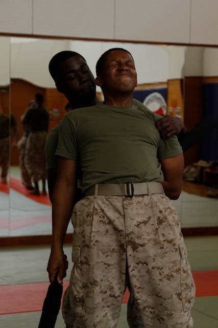 Marines get rough, tough during gray belt course