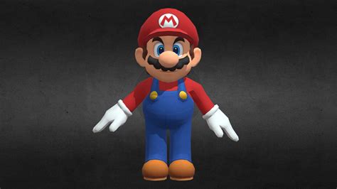 Mario 3d model rigged.  For higher detail, advanced features, and production-quality...