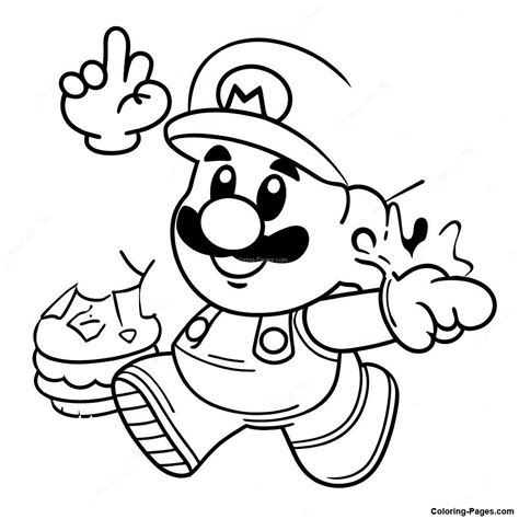 Mario Power Ups Coloring Pages Coloring Pages