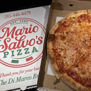 Mario and salvos. Mario Salvos is pretty much the universally accepted best NYC pie around here There is a couple Chicago styles around, a couple Detroit styles, and what I call upstate style (i.e. Twin Trees). But I'd recommend sticking to the above since you're visiting and should get the best. Reply reply 