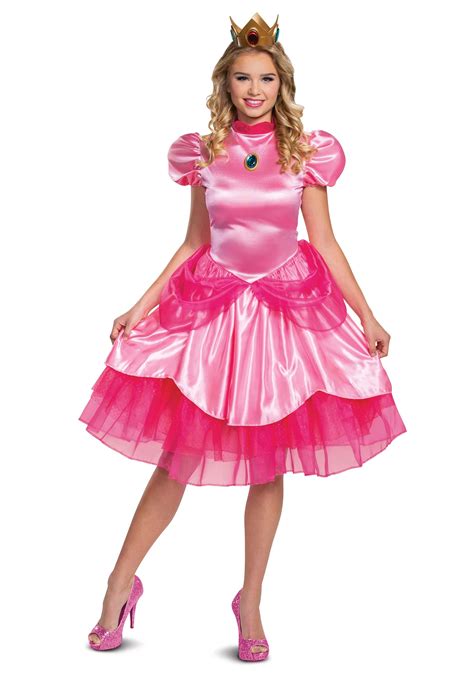 Mario princess halloween costume. Aomig Princess Peach Costume for Girl,6 Pcs Super Bros Pink Princess Dress Up with Crown Earrings Gloves Brooch & Wand, Pink Princess Peach Outfit, Kids Peach Princess Dress for Cosplay Halloween. 2. £2158. FREE delivery 27 - 31 Oct on £25 of items dispatched by Amazon. Or fastest delivery Fri, 27 Oct. 
