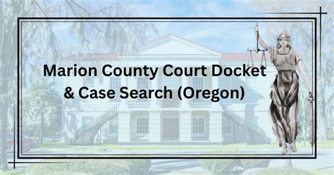 Marion county sc court docket.  For help determining the County your case is in click here So...