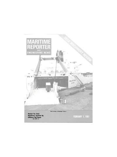 Maritime Reporter Magazine February 1981, 16 page