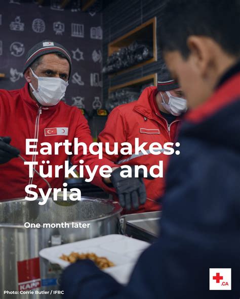 Marjila Y. on LinkedIn: Earthquake in Turkey - Canadian Red Cross