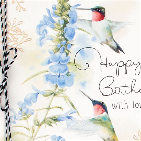 Marjolein Bastin Hummingbirds Birthday Card - Greeting Cards …