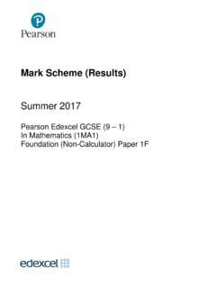 Mark Scheme (Results) - Revision Maths