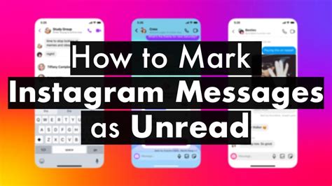 Mark as unread instagram.  Learn how to mark Instagram messages as unread ...