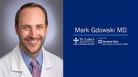 Mark Gdowski, MD, is a board-certified cardiologist at St. Luke's. Dr. Gdowski earned his medical degree from the University of Kansas School of Medicine. He completed his internal medicine residency from Barnes-Jewish Hospital, Washington University School of Medicine in St. Louis, MO, where he also served as Chief Resident. He then completed his cardiology fellowship and advanced clinical .... 
