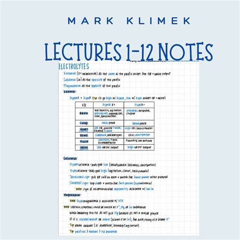 Mark Klimek Lectures 1 To 12 Nursing Notes Mark k lecture notes for nclex Rasmussen University mdc IV (NUR2755) Students shared 328 documents in this course to post comments. MDC4 Final Exam - Lecture notes 1-11 mdc IV (NUR2755) MDC4 Exam 2 - Lecture notes 5-9 mdc IV (NUR2755) MDC4 Exam 01 - MDC4 Exam 1 Study Guide mdc IV (NUR2755). 