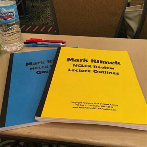 Mark klimek book. December 18-20, 2023. Mark Klimek. Register Now. A Klimek Review includes approximately 21 hours of lecture over a 3-day session and two books: a Lecture Outline Review Book for taking notes during the Review class and Mark's NCLEX Review Book of Questions and Answers. Learn all about our Klimek Review instructors to help you choose the best ... 