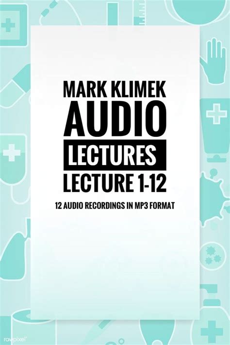 Mark Klimek Lectures Blue Book blue book mark