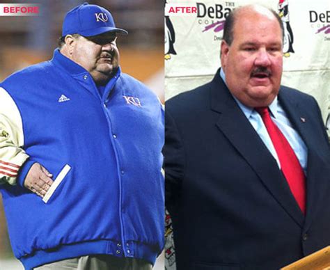 Oct 17, 2021 · Grab all the details of Mark Mangino’s over 100 lbs weight loss journey, diet plan, and fitness routine. Check out the former football coach’s before and after pictures now in 2021. Many people are wondering about Mark Mangino ‘s remarkably noticeable weight loss from his peak weight. . 