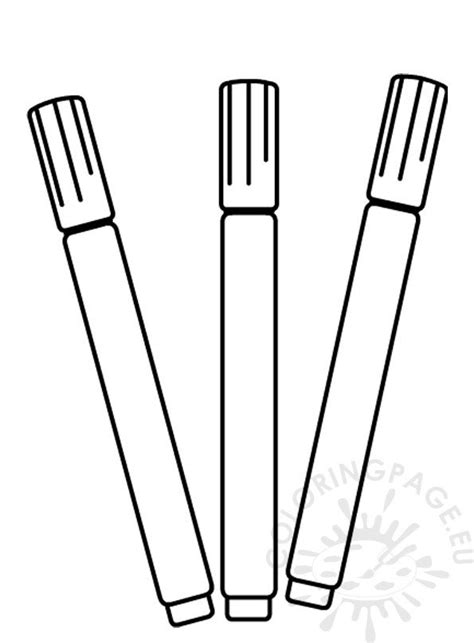 Markers Coloring Pages