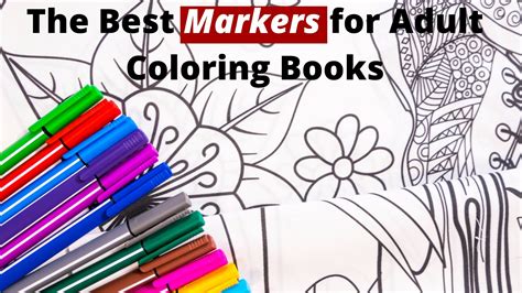 Markers For Adult Coloring