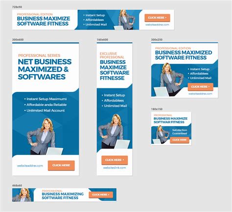 Marketing Agency Banner Ad Templates HTML5 Animated by InfiniWeb