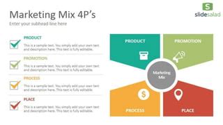 Marketing Mix Diagrams Powerpoint Presentation Template Slidesalad