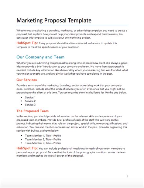 Marketing Proposals Templates