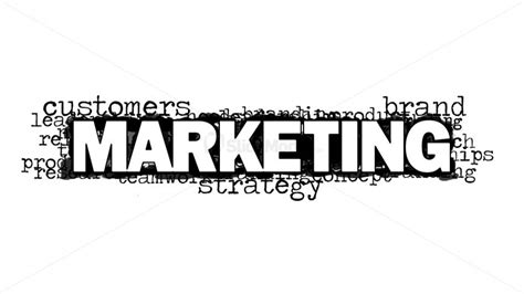 Marketing Word Cloud Picture for PowerPoint SlideModel