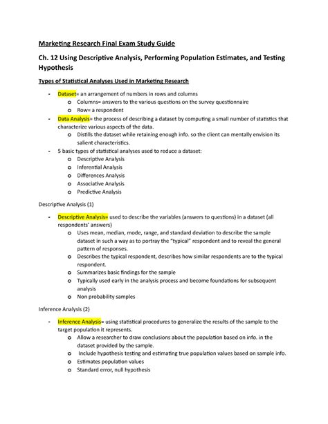 Marketing essentials final exam study guide. - Time out washington d c time out guides.