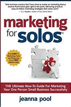 Marketing for solos by jeanna pool. - Baltimore blocks for beginners a step by step guide.