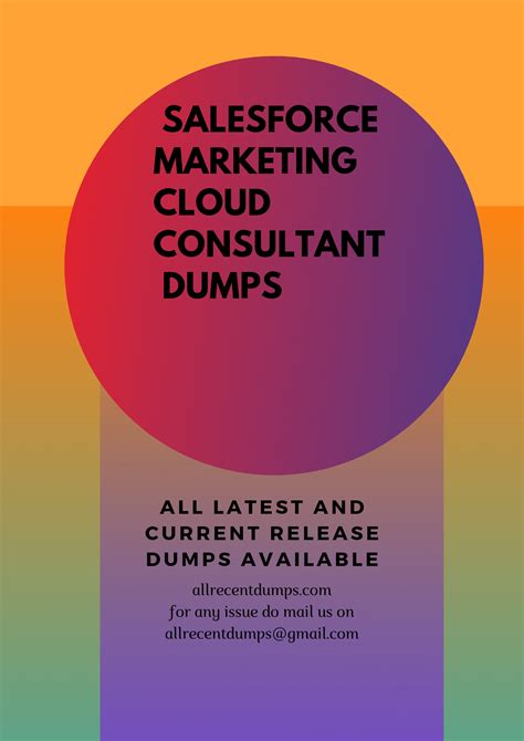 Marketing-Cloud-Consultant Dumps