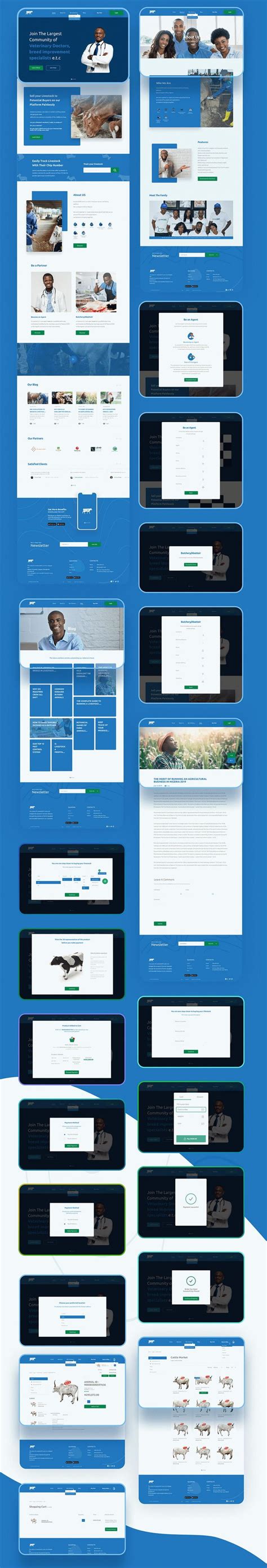 Marketplace Website Free Ui Kit Pinspiry