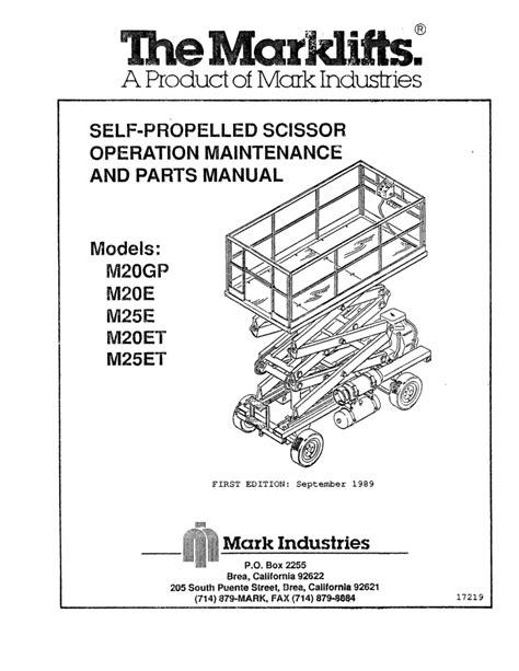 Marklift Industries Repalcement Parts - MRK SALES