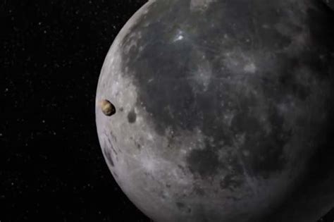 Marks On Moon Asteroid