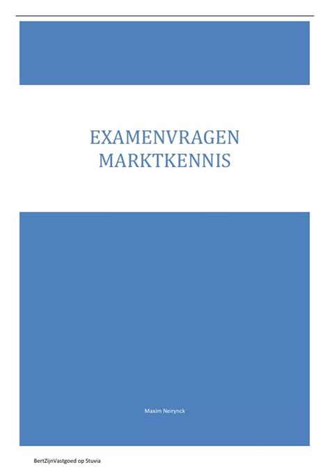 Marktkennis