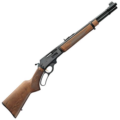 The safety on the Glenfield Marlin .30-30 lever action is located on the right side of the receiver, just behind the bolt. It is a sliding button that can be moved forward to engage the safety and rearward to disengage it.. 