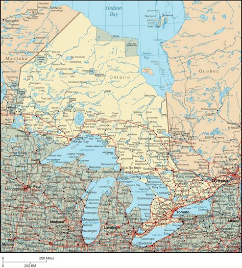 Marlin Travel Map - Ontario, Canada - Mapcarta