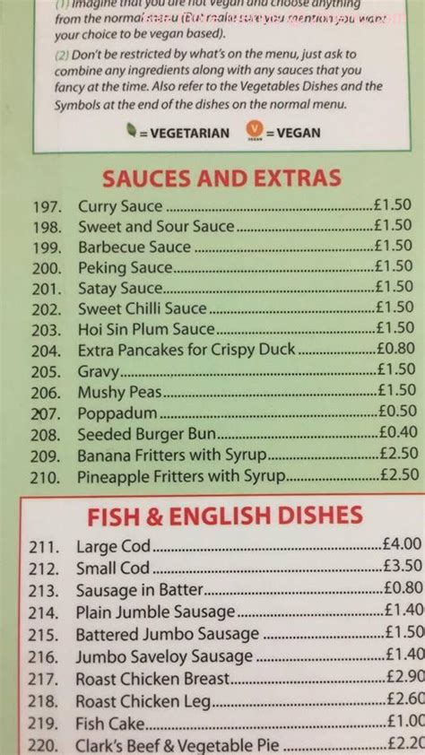 Marlings Chinese & Vegan Fish Bar - Chinese Takeaway …