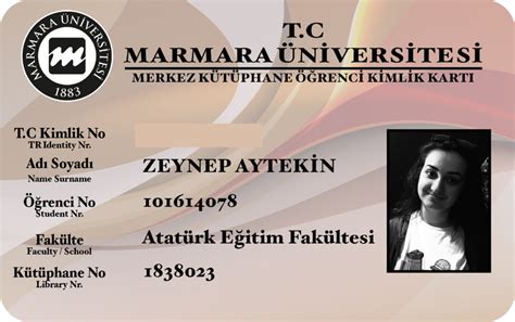 Marmara üniversitesi öğrenci kartı