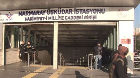 Marmaray''da raylara atlayan bir kişi öldü