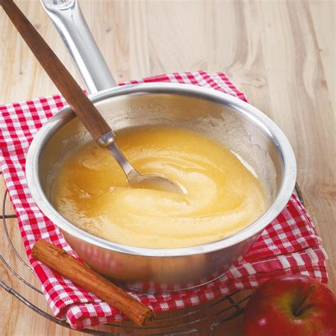 
Marmelade oder Apfelmus passen wunderbar dazu