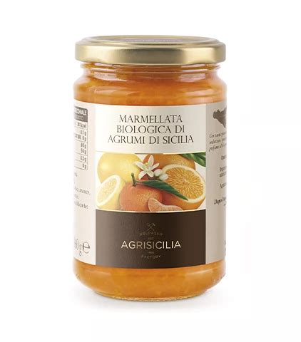 Marmellata Biologica di Agrumi di Sicilia AgriSicilia