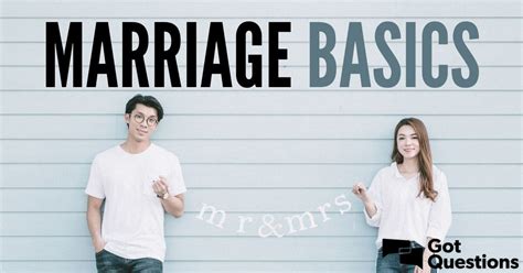 Marriage Basics for Same