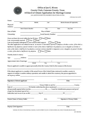 Apply in Person for a Marriage License. Applications are accepted in person at the Horry County Probate Court Monday through Friday, 8:00 a.m. to 4:00 p.m. (subject to holidays and other closures pursuant to the Horry County Government openings and closure). Probate Court is located on the second floor of the Horry County Judicial Complex at .... 