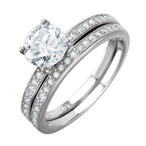 Marriage ring silver. 3ct Classic Oval Engagement Wedding Ring Set, 925 Sterling Silver, White Gold Finish, Halo Bridal Set, White Sapphire, Art Deco Ring, Size N. (112) £80.50. £115.00 (30% off) Sale ends in 35 hours. FREE UK delivery. 
