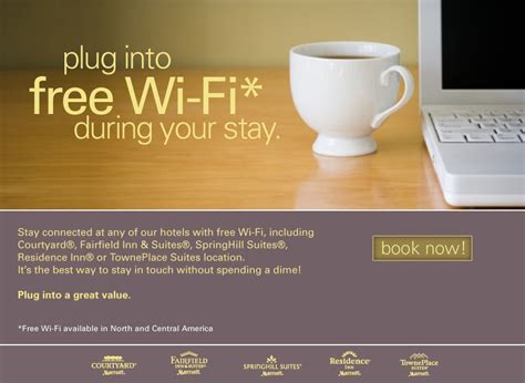 Marriottwifi. Select the option for free Wi-Fi at checkout. When booking your room through Marriott’s website or app, be sure to select the option for free Wi-Fi at checkout. This will ensure that your room rate includes free Wi-Fi during your stay. If you forget to select the free Wi-Fi option at checkout, don’t worry. 