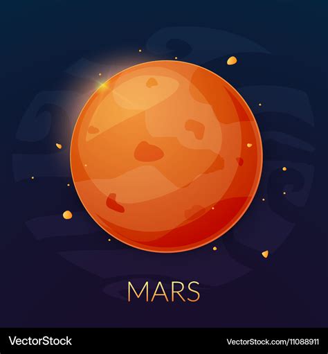 Mars Planet Vector