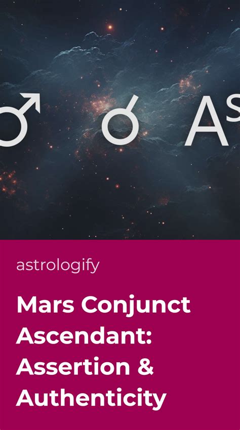 Mars conjunct ascendant.  Learn how Mars conjunct ascendant affects your personality, goals...