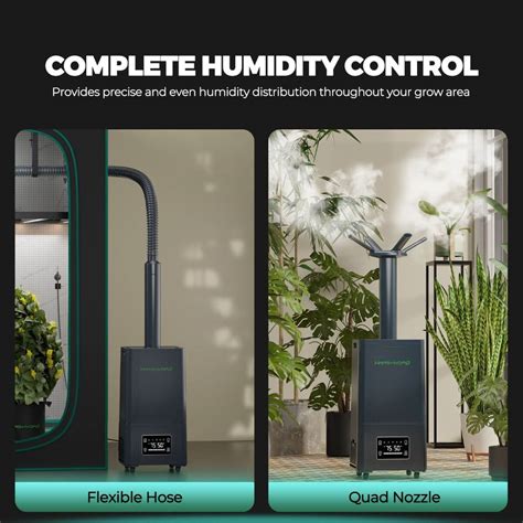 Mars hydro humidifier.  With adjustable mist levels, constant humidity regulation, and conv...