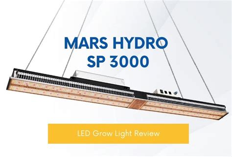 Mars hydro sp 3000.  Meet the Mars Hydro SP3000, a powerful and efficient strip LED...
