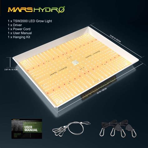 Mars hydro ts 2000.  Fully dimmable, ultra energy efficient and with a...