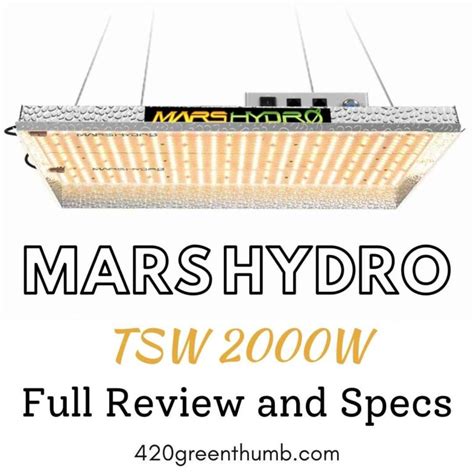 Mars hydro tsw 2000 review. 99.  Powerful, energy-efficient full-spectru...