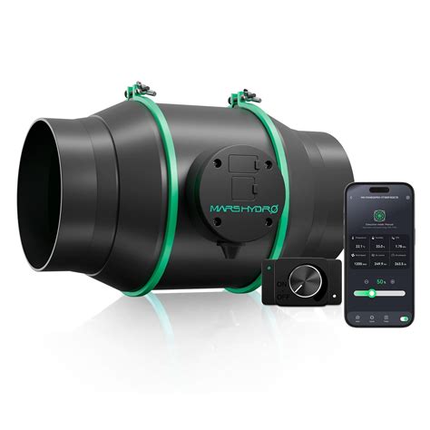Mars hydro ventilation setup.  Get quiet, efficient air flow with carbon filte...
